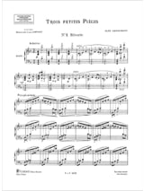 3 Petites Pièces Faciles Harpe - Alphonse Hasselmans - Partition